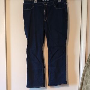 Old Navy Dark Blue Straight Leg Jeans